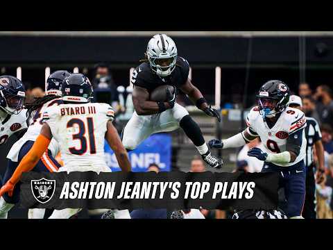 Ashton Jeanty’s Top Plays at the Bye Week | Raiders | NFL