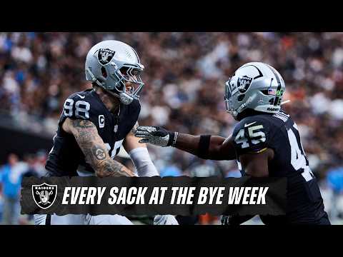 Every Raiders Sack at the Bye Week | Highlights