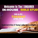 Welcome To THE ENQUIRER | Interactive ~ In-Person ~ Bible Study | *LIVE* | 1 Timothy 5-3-16