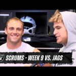 Brock Bowers, Michael Mayer, Jamal Adams, Tyree Wilson, DJ Glaze and Charles Grant Scrums