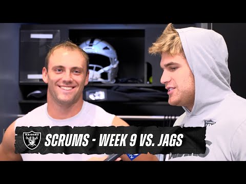 Brock Bowers, Michael Mayer, Jamal Adams, Tyree Wilson, DJ Glaze and Charles Grant Scrums