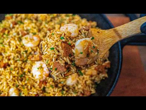 Shrimp & Sausage Dirty Rice | Easy Cajun One-Pot Recipe