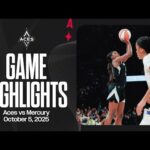 Las Vegas Aces vs Phoenix Mercury Highlights | 10.5.25