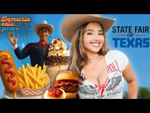 State Fair of Texas 2025 BEST Foods (Even GATOR!) | Demetria Eats