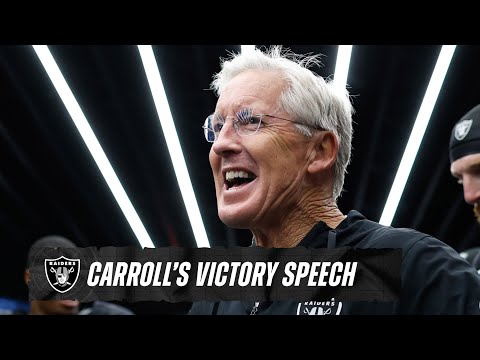 Pete Carroll’s Locker Room Victory Speech vs. Titans