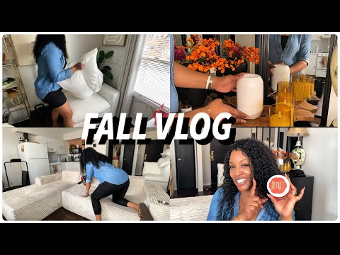 FALL LIVING ROOM REFRESH | COZY CLEAN WITH ME | BODY BUTTER HAUL