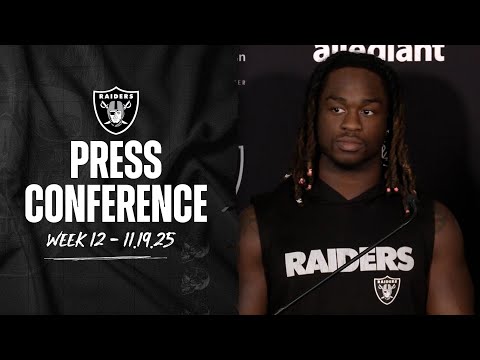 Geno Smith and Ashton Jeanty Presser – 11.19.25