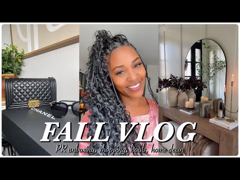 Fall Vlog | Shopping, Hauls, Fall scents, Home Updates | Day In The Life Of A Homemaker