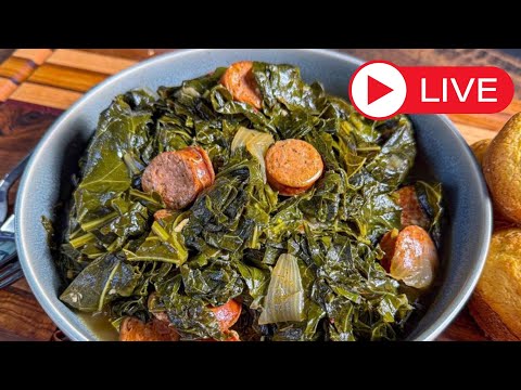 Gumbo Greens LIVE Cook with Me!
