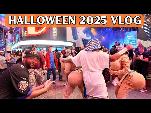 Halloween Las Vegas 2025 Was INSANE! Fremont Street Was CRAZY Packed!