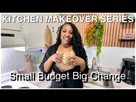 KITCHEN MAKEOVER ON A BUDGET | PAINTING MY BACKSPLASH WHITE