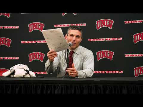 UNLV Runnin’ Rebels – Post Game Press Conference – Chattanooga 11-8-25