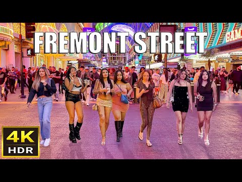 Fremont Street Las Vegas Midnight Walk – November 2025 – Downtown Las Vegas