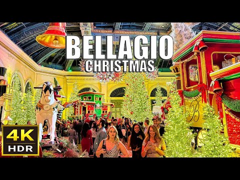 Bellagio Las Vegas Walk - December 2025 - Bellagio Christmas Display