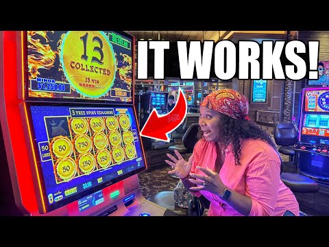 We WON on Slot Machines in Las Vegas using This New $100 Method
