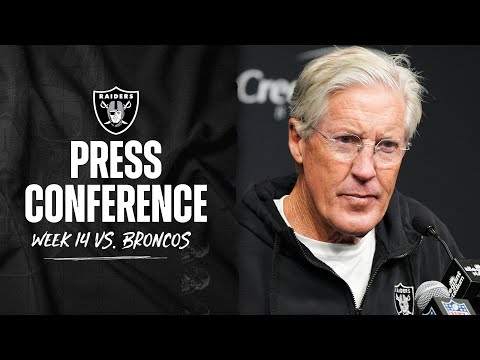 Pete Carroll and Kenny Pickett Postgame Presser - 12.7.25 | Week 14