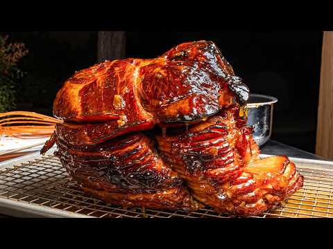 Smoked Ham with Honey Apricot Glaze | Sweet Heat Holiday Ham Recipe