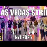 Las Vegas New Year’s Eve 2026 Walk – Las Vegas Strip – NYE Fireworks