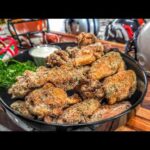 Crispy Baked Ranch Chicken Wings | Cookin’ with Nephew