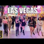 Fremont Street Las Vegas Late Night Walk – January 2026 – Downtown Las Vegas, Nevada