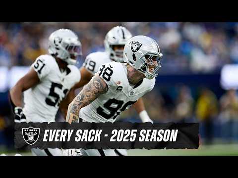 Every Sack From the Raiders Defense in 2025 | Full Highlights