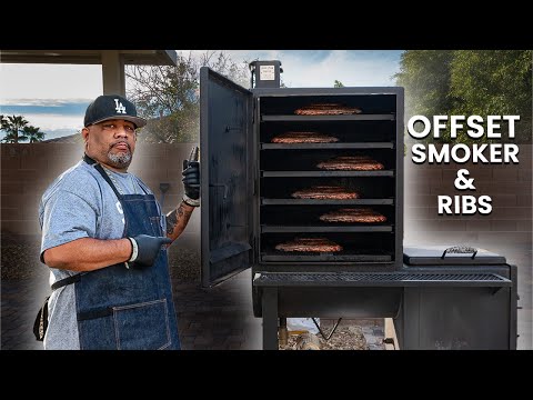 Smoked Ribs on an Offset Smoker (Clean Smoke & Fire Management Explained)