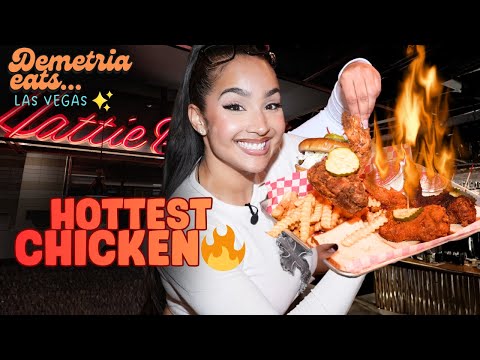I Tried the HOTTEST Nashville Chicken in Las Vegas! (Hattie B’s Review) | Demetria Eats