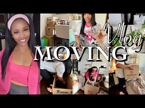 Day In My Life | packing my apartment, living room declutter, hauls, loft apartment living