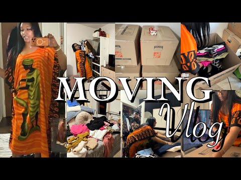 DAY IN MY LIFE | BEDROOM CLOSET | PACKING TO MOVE INTO MY DREAM HOME
