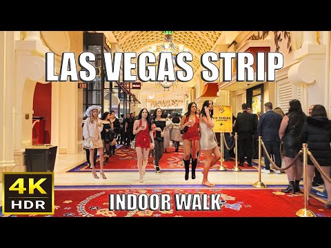 Las Vegas Strip: Paris to Encore Mostly Indoor Walk – January 2026