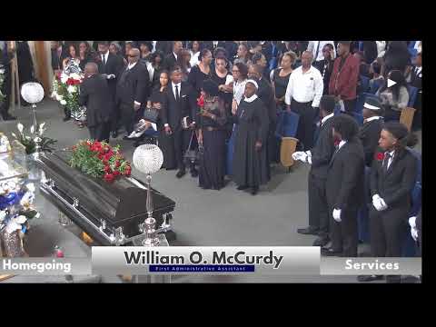 The Homegoing Celebration for First Administrative Asst. William O. McCurdy