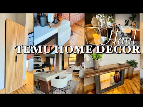 TEMU HOME DECOR and FURNITURE HAUL| Everything I Bought From TEMU that I LOVE