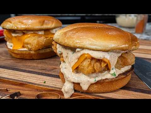 McDonald’s Filet-O-Fish Copycat | Crispy Fish Sandwich
