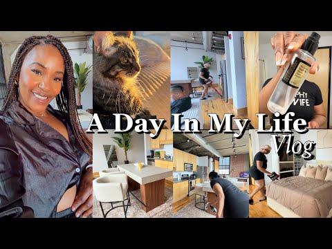DAY IN MY LIFE | Sunday Reset | Deep Cleaning My Aesthetic Loft Apartment