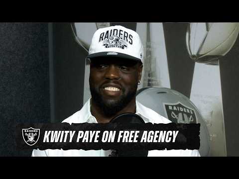 Kwity Paye Is Ready To Put on the Silver and Black