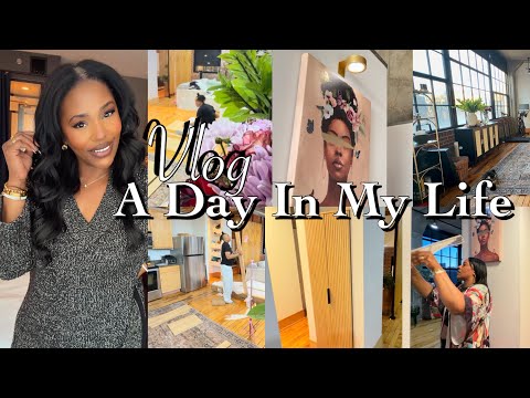 TEMU FURNITURE | Styling My Studio Loft Apartment | Hall Closet Makeover
