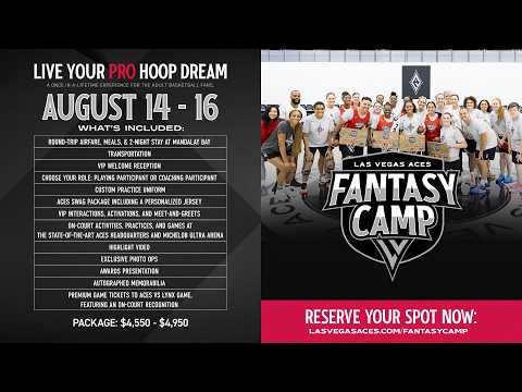 2026 Aces Fantasy Camp | Promo