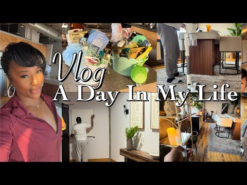 VLOG | Home Updates, Temu Haul, Preparing for Houseguest, DIY Adult Easter Baskets & more