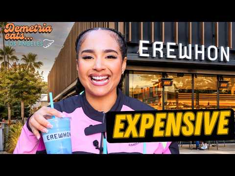 Is America’s Most Expensive Grocery Store Worth It? | Erewhon Review Demetria Eats