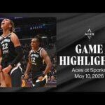 Las Vegas Aces at Los Angeles Sparks Highlights | 5.10.26