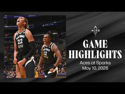 Las Vegas Aces at Los Angeles Sparks Highlights | 5.10.26