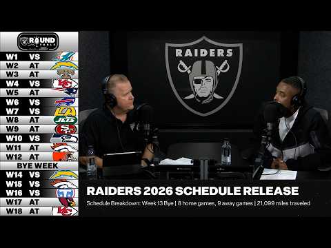 Raiders 2026 Schedule Release Roundtable