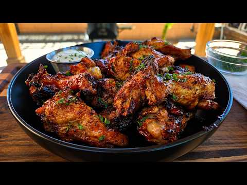 Crispy and Juicy Cajun Smoked Chicken Wings Recipe