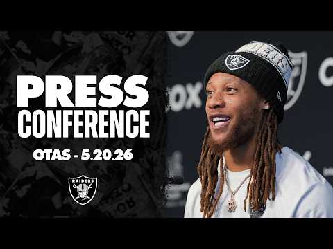 Ashton Jeanty, Kolton Miller and Eric Stokes Presser - 5.20.26