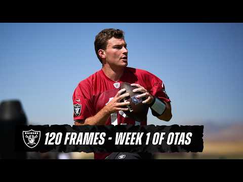 Earning It | Best Slo-Mo Shots From Week 1 of Raiders 2026 OTAs