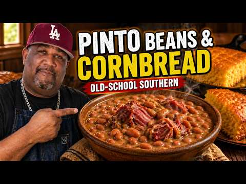 Old School Pinto Beans with Ham Hock | Full of Flavor! Ultimate Comfort Food!