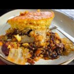 Dirty Cabbage 2.0 with Smoked Sausage and Cornbread Topping