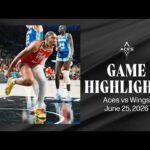 Las Vegas Aces vs Dallas Wings Highlights | 6.25.26