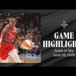 Las Vegas Aces at Chicago Sky Highlights | 6.28.26
