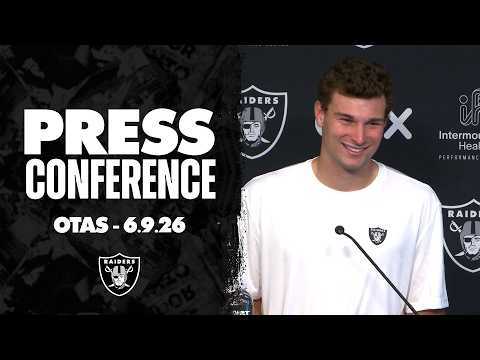 Mike McCoy, Kirk Cousins, Fernando Mendoza and Aidan O’Connell Presser – 6.9.26